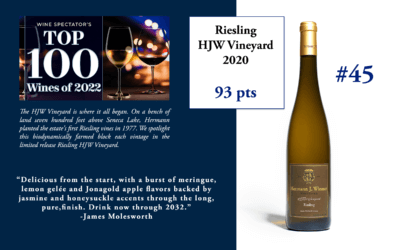 Wine Spectator names Riesling HJW Vineyard 2020 to Top 100