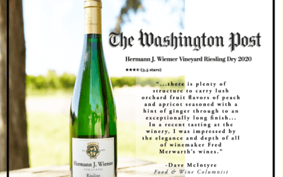 Washington Post Reviews our Dry Riesling 2020