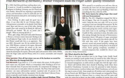 Wine Spectator Highlights Hermann J. Wiemer Winemaker