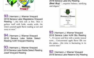 Wine & Spirits Magazine Reviews our Wines